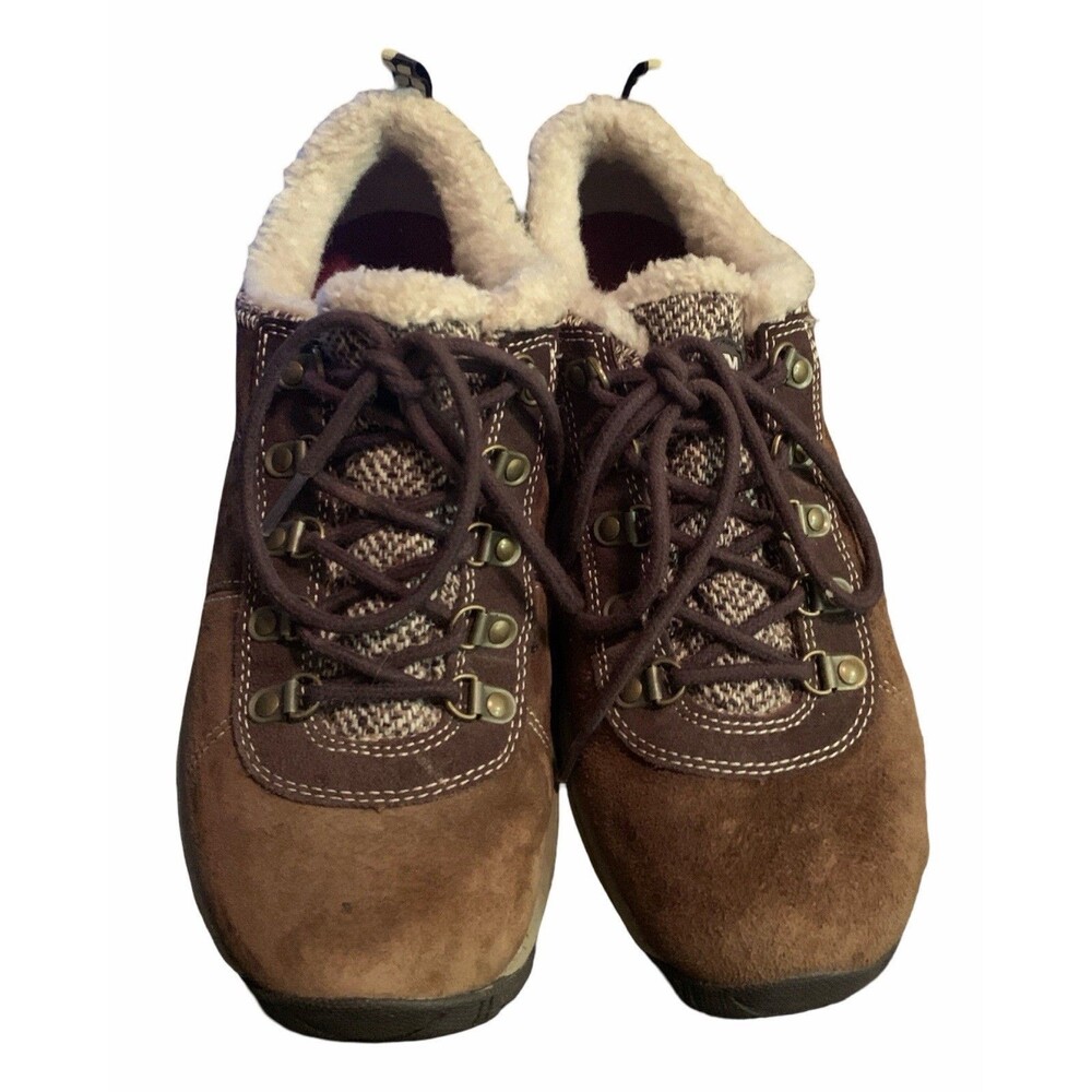 Merrell Womens Sz 9.5 Dark Earth Hiking Performance Trail Shoes Suede Gorpcore